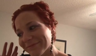 Dirty Redhead Wife Gets a Painful Ass Fucking