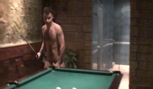 Sexy Dark brown is back for Pool Table Fuck