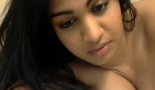 Cute indian hot chubby angel plays with herself